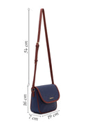Kadın Lacivert Uzun Askılı Çapraz Çanta | Derimod Kadın Lacivert Uzun Askılı Çapraz Çanta | Derimod