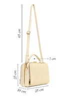 Women's Cream Long Strap Straw Handle Bag | Derimod Women's Cream Long Strap Straw Handle Bag | Derimod