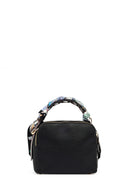 Women's Black Crossbody Bag with Accessories | Derimod Women's Black Crossbody Bag with Accessories | Derimod