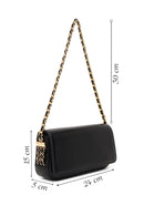 Kadın Siyah Zincir Askılı Omuz Çantası | Derimod Kadın Siyah Zincir Askılı Omuz Çantası | Derimod