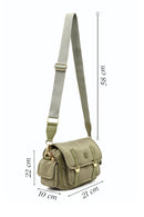 Kadın Yeşil Kumaş Çapraz Çanta | Derimod Kadın Yeşil Kumaş Çapraz Çanta | Derimod