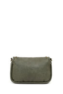 Kadın Haki Uzun Askılı Çapraz Çanta | Derimod Kadın Haki Uzun Askılı Çapraz Çanta | Derimod