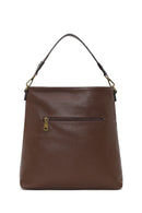 Kadın Kahverengi Uzun Askılı Süet Omuz Çantası | Derimod Kadın Kahverengi Uzun Askılı Süet Omuz Çantası | Derimod