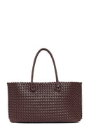 Women's Brown Braided Charm Shoulder Bag | Derimod Women's Brown Braided Charm Shoulder Bag | Derimod