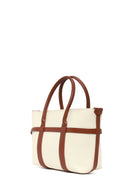 Woman Beige Long-Strap Shoulder Bag | Derimod Woman Beige Long-Strap Shoulder Bag | Derimod