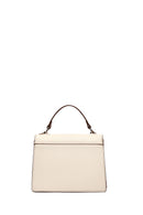 Woman Beige Long Strap Patterned Shoulder Bag | Derimod Woman Beige Long Strap Patterned Shoulder Bag | Derimod