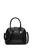 Woman Black Long-Strap Classic Shoulder Bag | Derimod Woman Black Long-Strap Classic Shoulder Bag | Derimod