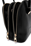 Woman Black Long-Strap Classic Shoulder Bag | Derimod Woman Black Long-Strap Classic Shoulder Bag | Derimod