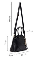 Kadın Siyah Uzun Askılı Aksesuarlı Kol Çantası | Derimod Kadın Siyah Uzun Askılı Aksesuarlı Kol Çantası | Derimod