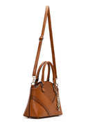 Kadın Taba Uzun Askılı Aksesuarlı Kol Çantası | Derimod Kadın Taba Uzun Askılı Aksesuarlı Kol Çantası | Derimod