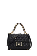 Women's Black Long Strap Quilted Handbag | Derimod Women's Black Long Strap Quilted Handbag | Derimod