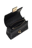 Women's Black Long Strap Quilted Handbag | Derimod Women's Black Long Strap Quilted Handbag | Derimod