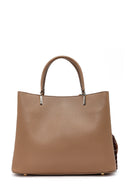 Kadın Vizon Uzun Askılı Aksesuarlı Kol Çantası | Derimod Kadın Vizon Uzun Askılı Aksesuarlı Kol Çantası | Derimod