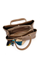 Kadın Vizon Uzun Askılı Aksesuarlı Kol Çantası | Derimod Kadın Vizon Uzun Askılı Aksesuarlı Kol Çantası | Derimod