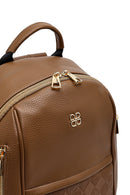 Kadın Vizon Baskılı Sırt Çantası | Derimod Kadın Vizon Baskılı Sırt Çantası | Derimod