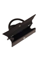 Kadın Siyah Uzun Zincir Askılı Mini Kol Çantası | Derimod Kadın Siyah Uzun Zincir Askılı Mini Kol Çantası | Derimod