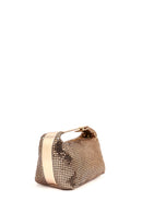 Kadın Bronz Pullu Mini Kol Çantası | Derimod Kadın Bronz Pullu Mini Kol Çantası | Derimod