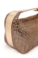 Kadın Bronz Pullu Mini Kol Çantası | Derimod Kadın Bronz Pullu Mini Kol Çantası | Derimod