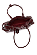 Women's Burgundy Shoulder Bag with Accessories | Derimod Women's Burgundy Shoulder Bag with Accessories | Derimod