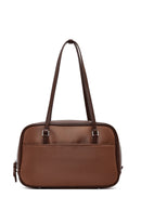 Kadın Kahverengi Aksesuarlı Omuz Çantası | Derimod Kadın Kahverengi Aksesuarlı Omuz Çantası | Derimod