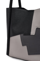 Kadın Siyah Baskılı Omuz Çantası | Derimod Kadın Siyah Baskılı Omuz Çantası | Derimod