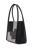 Kadın Siyah Baskılı Omuz Çantası | Derimod Kadın Siyah Baskılı Omuz Çantası | Derimod