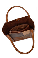 Kadın Taba Baskılı Omuz Çantası | Derimod Kadın Taba Baskılı Omuz Çantası | Derimod