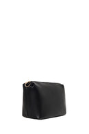 Kadın Siyah Aksesuarlı Baskılı Omuz Çantası | Derimod Kadın Siyah Aksesuarlı Baskılı Omuz Çantası | Derimod