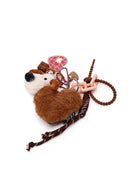 Kadın Siyah Aksesuarlı Kapitone Sırt Çantası | Derimod Kadın Siyah Aksesuarlı Kapitone Sırt Çantası | Derimod