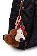 Kadın Siyah Aksesuarlı Kapitone Sırt Çantası | Derimod Kadın Siyah Aksesuarlı Kapitone Sırt Çantası | Derimod