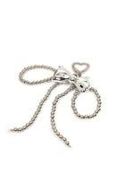 Women's Beige Long Strap Charm Mini Shoulder Bag | Derimod Women's Beige Long Strap Charm Mini Shoulder Bag | Derimod