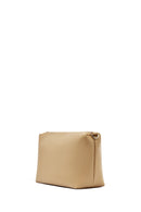 Women's Beige Printed Charm Shoulder Bag | Derimod Women's Beige Printed Charm Shoulder Bag | Derimod