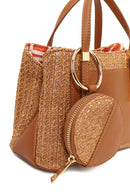 Woman Brown Long-Strap Mini Shoulder Bag | Derimod Woman Brown Long-Strap Mini Shoulder Bag | Derimod