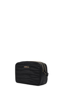 Women's Black Printed Crossbody Bag | Derimod Women's Black Printed Crossbody Bag | Derimod