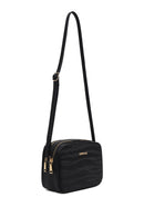Women's Black Printed Crossbody Bag | Derimod Women's Black Printed Crossbody Bag | Derimod