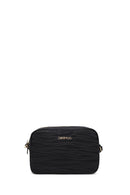 Women's Black Printed Crossbody Bag | Derimod Women's Black Printed Crossbody Bag | Derimod