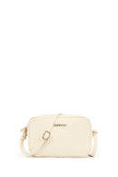 Kadın Krem Baskılı Çapraz Çanta | Derimod Kadın Krem Baskılı Çapraz Çanta | Derimod