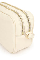 Kadın Krem Baskılı Çapraz Çanta | Derimod Kadın Krem Baskılı Çapraz Çanta | Derimod