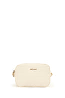 Kadın Krem Baskılı Çapraz Çanta | Derimod Kadın Krem Baskılı Çapraz Çanta | Derimod