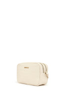 Kadın Krem Baskılı Çapraz Çanta | Derimod Kadın Krem Baskılı Çapraz Çanta | Derimod