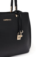 Kadın Siyah Uzun Askılı Klasik Kol Çantası | Derimod Kadın Siyah Uzun Askılı Klasik Kol Çantası | Derimod