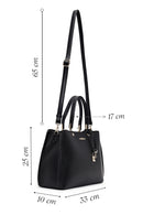 Kadın Siyah Uzun Askılı Klasik Kol Çantası | Derimod Kadın Siyah Uzun Askılı Klasik Kol Çantası | Derimod