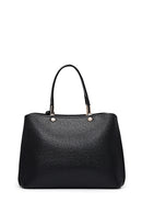 Kadın Siyah Uzun Askılı Klasik Kol Çantası | Derimod Kadın Siyah Uzun Askılı Klasik Kol Çantası | Derimod