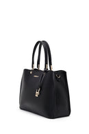 Kadın Siyah Uzun Askılı Klasik Kol Çantası | Derimod Kadın Siyah Uzun Askılı Klasik Kol Çantası | Derimod