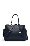 Kadın Lacivert Uzun Askılı Klasik Kol Çantası | Derimod Kadın Lacivert Uzun Askılı Klasik Kol Çantası | Derimod