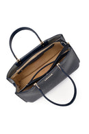 Kadın Lacivert Uzun Askılı Klasik Kol Çantası | Derimod Kadın Lacivert Uzun Askılı Klasik Kol Çantası | Derimod