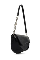 Woman Black Chain-Detail Shoulder Bag | Derimod Woman Black Chain-Detail Shoulder Bag | Derimod