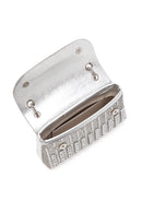 Kadın Gümüş Zincir Askılı Taşlı Abiye Çantası | Derimod Kadın Gümüş Zincir Askılı Taşlı Abiye Çantası | Derimod