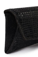 Kadın Siyah Uzun Zincir Askılı Taşlı Mini Abiye Portföy Çanta | Derimod Kadın Siyah Uzun Zincir Askılı Taşlı Mini Abiye Portföy Çanta | Derimod