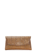 Kadın Altın Uzun Zincir Askılı Taşlı Mini Abiye Portföy Çanta | Derimod Kadın Altın Uzun Zincir Askılı Taşlı Mini Abiye Portföy Çanta | Derimod